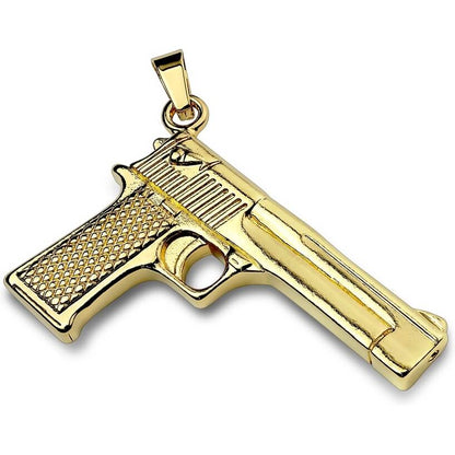 Collier Pistolet Noir