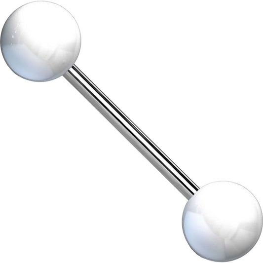 Titanium Barbell Acrylic Ball