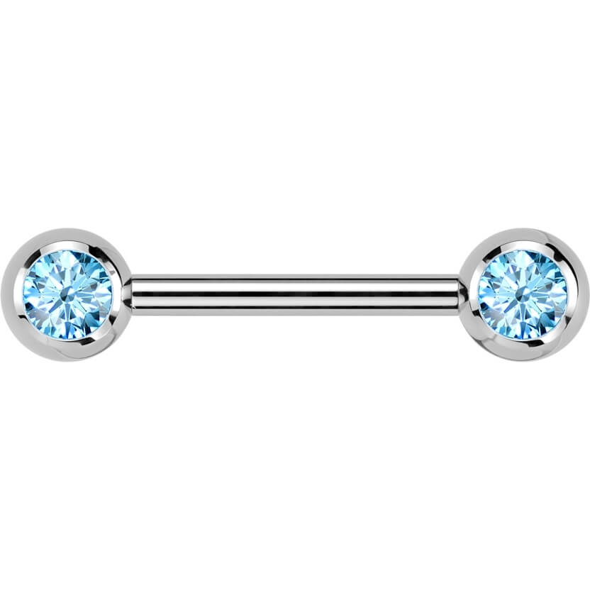 Titanium Barbell zirconia Internally Threaded