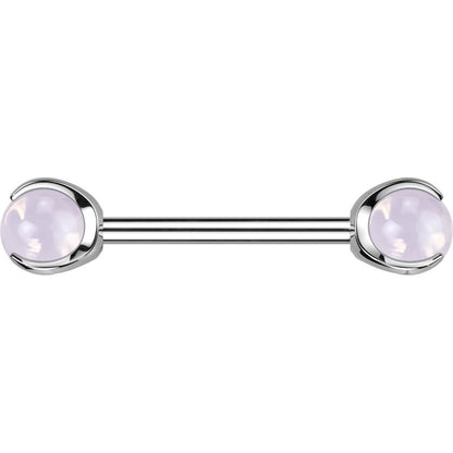 Nipple Piercing Semi-Precious Stone Internally Threaded