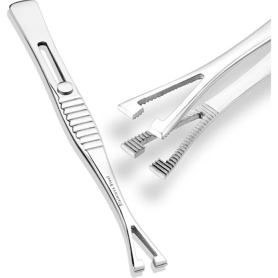 Standard Pennington slotted Tweezer Stainless Steel