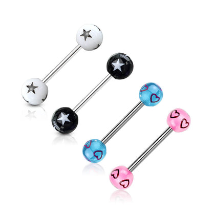 Barbell Ball Star Heart