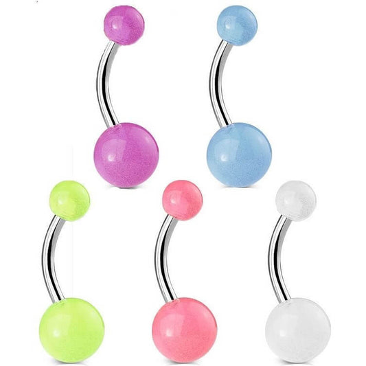 Piercing Ombelico Luminescente al buio