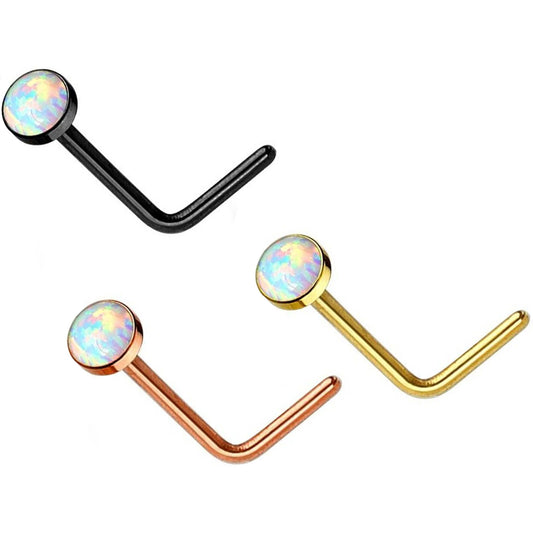 Nose L-Shape Opal Round