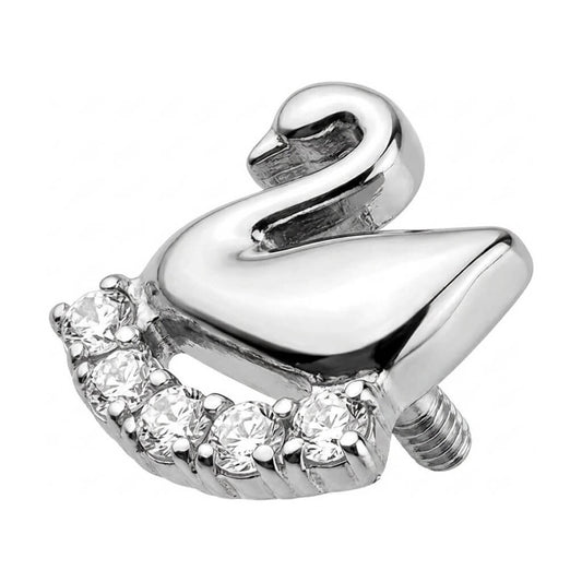 Titanium Top Swan Zirconia Arc Internally Threaded